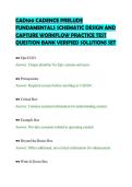 CAD100 CADENCE PRELUDE&NewLine;FUNDAMENTALS SCHEMATIC DESIGN AND&NewLine;CAPTURE WORKFLOW PRACTICE TEST&NewLine;QUESTION BANK VERIFIED SOLUTIONS SET