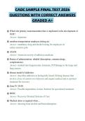 CADC SAMPLE FINAL TEST 2026&NewLine;QUESTIONS WITH CORRECT ANSWERS&NewLine;GRADED A&plus;