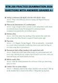 BTM 200 PRACTICE EXAMINATION 2026&NewLine;QUESTIONS WITH ANSWERS GRADED A&plus;