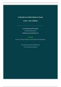 Colorado Car Sales Mastery Exam Prep Document 2026&sol;2027 &vert; Motor Vehicle Salesperson Licensing&comma; Dealer Regulations & Consumer Protection &vert; 50 Verified Questions with Detailed Rationales