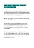 CAISS FINAL PAPER 2026 COMPLETE&NewLine;ANSWERS VERIFIED