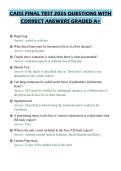 CAISS FINAL TEST 2026 QUESTIONS WITH&NewLine;CORRECT ANSWERS GRADED A&plus;