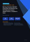 Med Surg Final HESI Exam All Questions & Well Elaborated Answers Updated Actual Exam 2026&sol;2027 &ndash; Complete Exam-Style Q&As &vert; 100&percnt; Certified Verified &ndash; Pass Guaranteed &ndash; A&plus; Graded