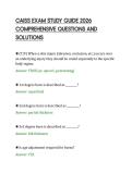 CAISS EXAM STUDY GUIDE 2026&NewLine;COMPREHENSIVE QUESTIONS AND&NewLine;SOLUTIONS