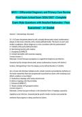 NR511 Differential Diagnosis and Primary Care Review Final Exam Actual Exam 2026&sol;2027 &vert; Complete Exam-Style Questions with Detailed Rationales &vert; Pass Guaranteed &ndash; A&plus; Graded
