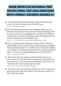 HOME INSPECTOR NATIONAL PREP&NewLine;UPATE&semi;&lpar; FINAL TEST 2026 QUESTIONS&NewLine;WITH CORRECT ANSWERS GRADED A&plus;&NewLine;
