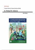 Test Bank for Consumer Behavior&colon; Buying&comma; Having&comma; Being&comma; 14th edition by Michael Solomon&comma; Chapter 1-15 &vert; All Chapters