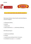NR 511 Exam Questions and Answers &ndash; Advanced Practice Nursing Assessment &ndash; Comprehensive Exam Review Material