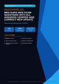  Med Surg HESI Exam Questions with All Answers Verified & Correct New Update Actual Exam 2026&sol;2027 &ndash; Complete Exam-Style Q&As &vert; 100&percnt; Certified Verified &ndash; Pass Guaranteed &ndash; A&plus; Graded