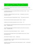 CIRO&colon; Written Exam Review Practice test 1 and 2 Questions and Answers&period;