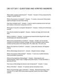 DEX IOT DAY 1 QUESTIONS AND VERIFIED ANSWERS