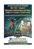 NU 150 &mdash; Exam 3&colon; Medication Administration and Safety&semi; Comprehensive Questions & Verified Answers &mdash; Spring 2026 Edition&period;