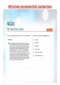 Next Generation NCLEX &lpar;NGN&rpar; Case Study Practice Packet &ndash; NCSBN &ndash; Comprehensive Exam Preparation and Clinical Judgment Review