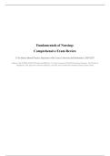 Fundamentals of Nursing Comprehensive Exam Review &lpar;2026&sol;2027&rpar; &ndash; 55 Evidence-Based Practice Questions with Correct Answers and Rationales &vert; Foundational Nursing Competency Assessment
