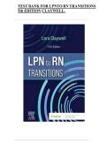 Test Bank for LPN to RN Transitions &lpar;5th Edition&rpar; &ndash; Claywell &ndash; Practice Questions&comma; Answers&comma; and Complete Solutions &ndash; Nursing Exam Preparation Material