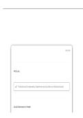 UNIVERSITY OF PORTLAND NRS 316 EXAM 1 REVIEW   &vert;100&percnt; VERIFIED GRADED A