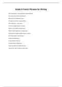 Top Grade French Vocabulary 
