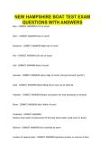 NEW HAMPSHIRE BOAT TEST EXAM QUESTIONS WITH ANSWERS&period;