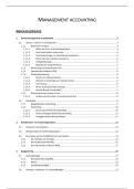 Samenvatting - Management Accounting &lpar;MKM60a&rpar;
