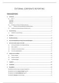 Samenvatting External Corporate Reporting &lpar;MKM17a&rpar;