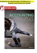 Test Bank for Accounting Principles 14th Edition by Weygandt&comma; Kimmel&comma; Mitchell&NewLine;&NewLine;