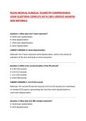 RELIAS MEDICAL-SURGICAL TELEMETRY COMPREHENSIVE EXAM QUESTIONS COMPLETE WITH 100&percnt; VERIFIED ANSWERS AND RATIONALE