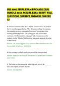 BUS 275 STUDY GUIDE 2026 TEST PAPER &NewLine;QUESTIONS AND SOLUTIONS GRADED A&plus;