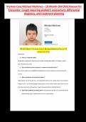 iHuman Case&colon; Michael Martinez &ndash; 18-Month-Old Child with Cough &vert; Pediatric Assessment&comma; Differential Diagnosis & Treatment Planning &vert; Verified Answers