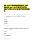 BUS 6600 FINAL EXAM PACKAGE DEAL &NewLine;BUNDLE 2026 COMPREHENSIVE &NewLine;QUESTION SET VERIFIED SOLUTIONS &NewLine;GRADED A&plus; 