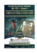 NU 150 &mdash; Exam 4&colon; Advanced Pharmacology and Clinical Decision Making&semi; Comprehensive Questions & Verified Answers &mdash; Spring 2026 Edition
