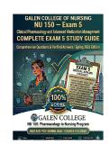 NU 150 &mdash; Exam 5&colon; Clinical Pharmacology and Advanced Medication Management&semi; Comprehensive Questions & Verified Answers &mdash; Spring 2026 Edition&period;