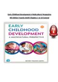 Test Bank&colon; Early Childhood Development&comma; A Multicultural Perspective&comma; 8th Edition by Jeffrey Trawick-Smith