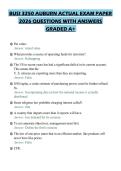 BUSI 3250 AUBURN ACTUAL EXAM PAPER&NewLine;2026 QUESTIONS WITH ANSWERS&NewLine;GRADED A&plus;