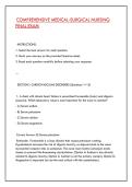  COMPREHENSIVE MEDICAL-SURGICAL NURSING &NewLine;FINAL EXAM