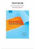 Test Bank for Business Research Methods 5th Edition by Emma Bell&comma; Alan Bryman&comma; Chapter 1-27 &vert; All Chapters