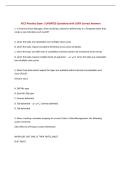 FCCS Practice Exam &vert; UPDATED Questions with 100&percnt; Correct Answers&NewLine;
