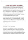 FCCS pre-test &vert; UPDATED Questions with 100&percnt; Correct Answers&NewLine;