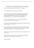 FCCS Review Exam &vert; UPDATED Questions with 100&percnt; Correct Answers&NewLine;