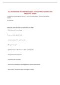 FCCS &lpar;Fundamentals of Critical Care Support&rpar; Exam &vert; UPDATED Questions with&NewLine;100&percnt; Correct Answers&NewLine;