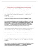 FCCS Cert Exam &vert; UPDATED Questions with 100&percnt; Correct Answers&NewLine;