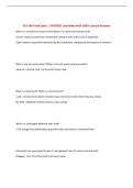 FCS 340 Final Exam &vert; UPDATED Questions with 100&percnt; Correct Answers&NewLine;