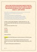 NCCCO CORE CERTIFICATION EXAM COMPLETE PRACTICE &NewLine;QUESTION BANK 400 QUESTIONS WITH VERIFIED ANSWERS &NewLine;AND DETAILED RATIONALES LATEST UPDATE 2026&sol;2027 &vert; &NewLine;GRADE A&plus; &vert; 100&percnt; VERIFIED