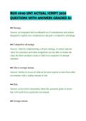 BUSI 4940 UNT ACTUAL SCRIPT 2026 &NewLine;QUESTIONS WITH ANSWERS GRADED A&plus; 