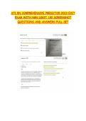 ATI RN COMPREHENSIVE PREDICTOR 2023 EXIT&NewLine;EXAM WITH NGN LEGIT 180 SCREENSHOT&NewLine;QUESTIONS AND ANSWERS FULL SET