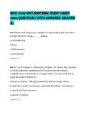 BUSI 4940 UNT MIDTERM STUDY SHEET &NewLine;2026 QUESTIONS WITH ANSWERS GRADED &NewLine;A&plus;
