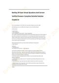 Barkley 3P Exam Actual Questions And Correct Verified Answers Complete Detailed Solution Graded A&plus;