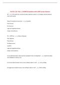 Fin 455&colon; CSU- Test 1 &vert; UPDATED Questions with 100&percnt; Correct Answers&NewLine;