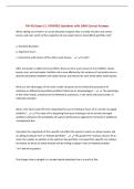 FIN 455 Exam 2 &vert; UPDATED Questions with 100&percnt; Correct Answers&NewLine;