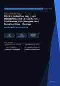 BSN HESI 266 Med Surg Exam Questions & Correct Answers with Rationales Nightingale Actual Exam 2026&sol;2027 &ndash; Complete Exam-Style Q&As &vert; 100&percnt; Certified Verified &ndash; Pass Guaranteed &ndash; A&plus; Graded