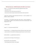 FMST 316 Final Exam &vert; UPDATED Questions with 100&percnt; Correct Answers&NewLine;